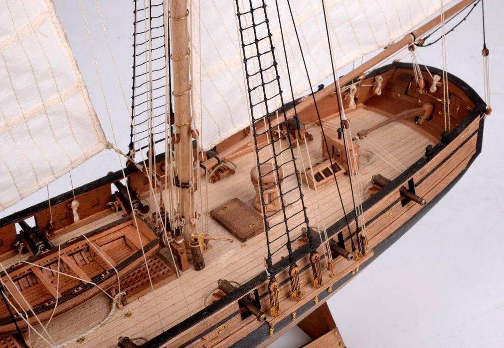 Заказать Master Korabel MK0302 Шхуна "Полоцк" эскадры Ушакова Ф.Ф. деревянная 17