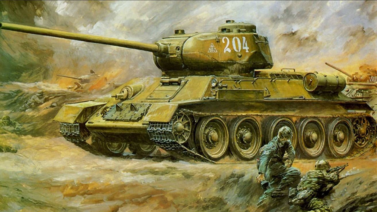 Сборная модель Tamiya 35138 Т34/85 танк СССР с 85 мм. пушкой 1944г. 1/ ...