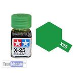 Необходимое для моделей Tamiya 80025 X-25 Зелёный Прозрачная #Краска-эмаль tm00523 купить в твоимодели.рф