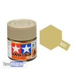 Необходимое для моделей Tamiya 81531 X-31 Золотистый Титан (Titanium Gold) #Краска-acrylic tm00413 купить в твоимодели.рф