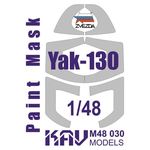 Необходимое для моделей KAV M48 030 Окрасочная маска на Яk-130 (Звезда 4821) 1/48 tm09968 купить в твоимодели.рф