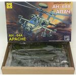 Склеиваемые модели  Моделист 204821 AH-64A Ударный вертолет Апач 1/48 tm08256 купить в твоимодели.рф