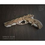 Изделия из дерева (фанеры) Space gun rubber core (Резинкострел) и насадка G+. Собранный и окрашенный tm-19-8121 купить в твоимодели.рф