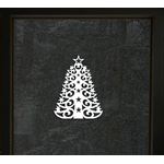 Изделия из дерева (фанеры) Новогодние украшения на окно/стекло из бумаги (Вытынанки) в ассортименте tm-19-8579_02 купить в твоимодели.рф