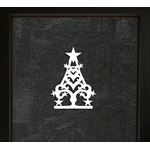 Изделия из дерева (фанеры) Новогодние украшения на окно/стекло из бумаги (Вытынанки) в ассортименте tm-19-8579_05 купить в твоимодели.рф