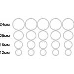 Необходимое для моделей Окантовки кругов Япония пленка самоклейка Декаль 4 размера 20 шт tm-19-8658 купить в твоимодели.рф