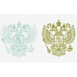 Изделия из дерева (фанеры) Герб России, два варианта для гравировки в векторе DXF tm-19-8526 купить в твоимодели.рф