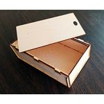 Изделия из дерева (фанеры) Коробка выдвижной крышкой универсальная для хранения 235х145х71мм ​ tm-19-8997 купить в твоимодели.рф