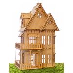 Изделия из дерева (фанеры) Сборная деревянная модель "Кукольный домик" для девочек tm-19-8772 купить в твоимодели.рф