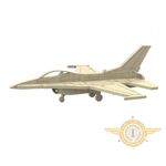 Изделия из дерева (фанеры) F-16 General Dynamics Fighting Falcon самолет из дерева серия МПС "Мой первый самолет" tm-19-8871 купить в твоимодели.рф