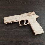 Изделия из дерева (фанеры) Резинкострел пистолет SIG Sauer P250 для любителей CS:GO из дерева 1:1 tm-19-9271 купить в твоимодели.рф