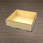 Изделия из дерева (фанеры) Коробка универсальная для хранения 280х280х80мм из дерева tm-19-9366 купить в твоимодели.рф