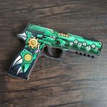 Изделия из дерева (фанеры) Резинкострел пистолет SIG Sauer P250 "Alligator" CS:GO из дерева 1:1 tm-19-9279 купить в твоимодели.рф