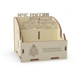 Изделия из дерева (фанеры) Органайзер для канцелярии и смартфона МЧС России tm-19-8936 купить в твоимодели.рф