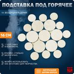Изделия из дерева (фанеры) Подставка под горячее - кружки tm-18042024 купить в твоимодели.рф