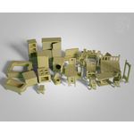 Изделия из дерева (фанеры) Мега набор №1 мебели из дерева для кукольных домиков (26 предметов) tm-19-8511 купить в твоимодели.рф