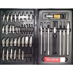 Оборудование для творчества JAS 4007 Набор ножей с цанговым зажимом, 45 предметов tm02351 купить в твоимодели.рф