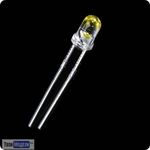Радиодетали Светодиод 3 мм Желтый ультра яркий, прозрачный 2.0V (TM-4112). tm06019 купить в твоимодели.рф