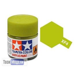 Необходимое для моделей Tamiya 81704 XF-4 Желто-зеленая (Yellow Green) #Краска-acrylic tm00479 купить в твоимодели.рф