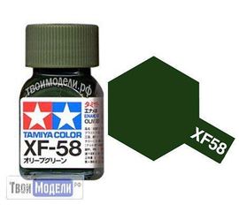 Необходимое для моделей Tamiya 80358 XF-58 Оливковый Зеленый #Краска-эмаль tm00535 купить в твоимодели.рф