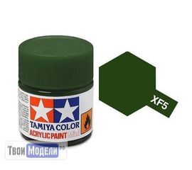Необходимое для моделей Tamiya 81705 XF-5 Зеленая (Flat Green) #Краска-acrylic tm00418 купить в твоимодели.рф