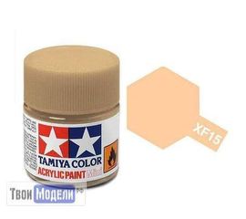 Необходимое для моделей Tamiya 81715 XF-15 Телесная матовая (Flat Flesh) #Краска-acrylic tm00265 купить в твоимодели.рф