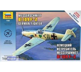 Склеиваемые модели  zvezda 7302 Звезда BF-109 F2 Истребитель Мессершмитт tm00747 купить в твоимодели.рф