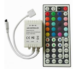 Бытовая электроника Контроллер + ИК-Пульт для SMD 3528, 5050, 5630, 4014, 2835, RGB LED tm08134 купить в твоимодели.рф