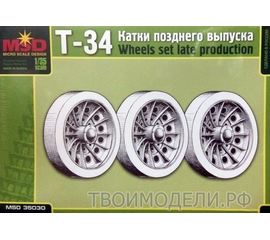 Склеиваемые модели  MSD-Maquette MQ-35030 Катки для танка Т-34/85 СССР (1941г) 1/35 tm08685 купить в твоимодели.рф