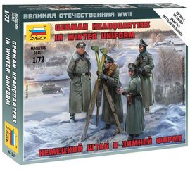 Сборка без клея zvezda 6232 Звезда Немецкий штаб в зимней форме 1941-1945гг. 1/72 tm08736 купить в твоимодели.рф
