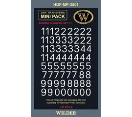 Необходимое для моделей Wilder HDF-MP-3501 Декаль Немецкие номера для наземной техники. Сет 1.1 tm08641 купить в твоимодели.рф