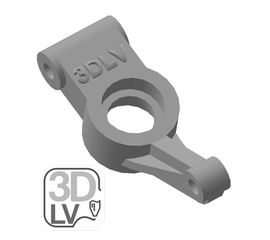 Запчасти для ремонта Himoto Hi31005 Ступица задная (1 шт.) для серии E10 1/10 (3DLV) tm08280 купить в твоимодели.рф