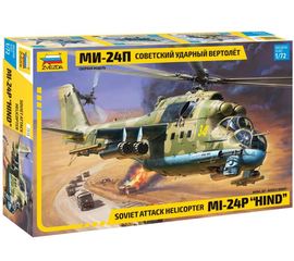 Склеиваемые модели  Zvezda 7315 Звезда Ми-24П Советский ударный вертолёт "Hind" 1/72 tm09103 купить в твоимодели.рф
