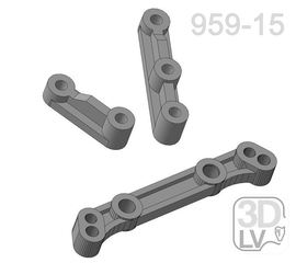RC Гараж  Wltoys L959-15 Рамка крепления и рулевые тяги 3D STL tm09216 купить в твоимодели.рф