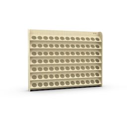 Изделия из дерева (фанеры) Полка для краски Звезда всех серий вместимость 91 шт. tm10116 купить в твоимодели.рф