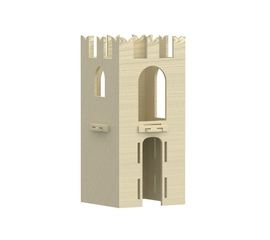 Изделия из дерева (фанеры) MCK-B2 Башня для средневековой крепости рыцарей 3DLV tm09923 купить в твоимодели.рф