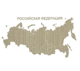 Изделия из дерева (фанеры) Полная карта России в векторном формате DXF разделенная по областям tm09994 купить в твоимодели.рф