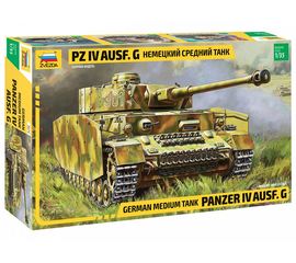 Склеиваемые модели  zvezda 3674 Звезда T-IV Немецкий средний танк Pz IV Ausf. G 1/35 tm-19-8427 купить в твоимодели.рф