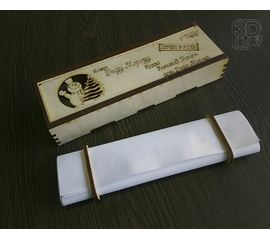 Изделия из дерева (фанеры) Шкатулка для Письма Деду Морозу (Написать желание на Новый год) tm-19-8575 купить в твоимодели.рф