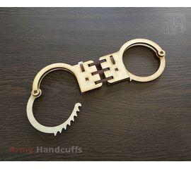 Изделия из дерева (фанеры) Наручники собранные копия из фанеры 1:1 (3DLV-19-8525) tm-19-8525 купить в твоимодели.рф