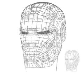 Изделия из дерева (фанеры) Маска человека паука рисунок в векторе для ночника DXF tm-19-8628 купить в твоимодели.рф