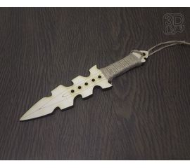 Изделия из дерева (фанеры) Метательный нож Throwing Knife №1 копия из фанеры 1:1 tm-19-8752 купить в твоимодели.рф