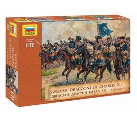 Склеиваемые модели  zvezda 8057 Звезда Шведские драгуны Карла XII. 1/72 tm-19-8737 купить в твоимодели.рф