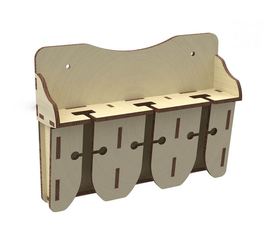 Изделия из дерева (фанеры) Подставка для зарядного устройства с проводом на 3 комплекта tm-19-8866 купить в твоимодели.рф