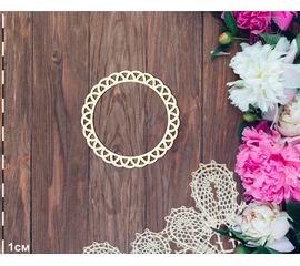 Изделия из дерева (фанеры) Рамка "Волны счастья" №2 70мм Чипборд для скрапбукинга set #19-9143 tm-19-9143-4-70 купить в твоимодели.рф