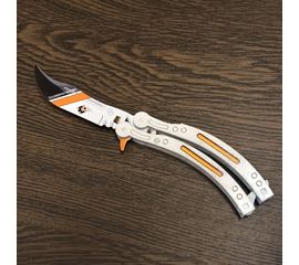 Изделия из дерева (фанеры) Нож бабочка - Butterfly Knife CS:GO копия из дерева №4 White Tooth 1:1 tm-19-9336 купить в твоимодели.рф