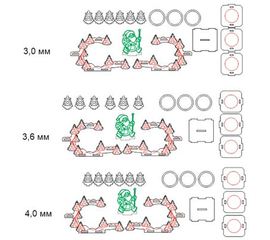 Изделия из дерева (фанеры) Подставка новогодняя для свечек с дедом морозом и елками макет .DFX, .AI, .CDR .SVG tm-19-9359 купить в твоимодели.рф
