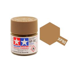 Необходимое для моделей Tamiya XF-92 Желто-коричневый матовый (Yellow-Brown DAK) 1941 #Краска-acrylic tm00493 купить в твоимодели.рф