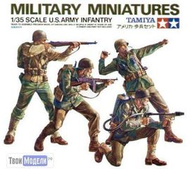 Склеиваемые модели  Tamiya 35013 Американский пехотинцы в атаке tm01448 купить в твоимодели.рф