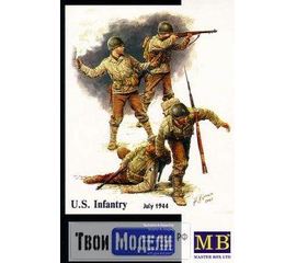 Склеиваемые модели  Master Box 3521 U.S. пехота в Июле 1944 года tm01490 купить в твоимодели.рф